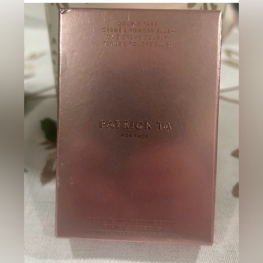 PATRICK TA Major Headlines Double-Take Powder Blush in “Just Enough” NIB